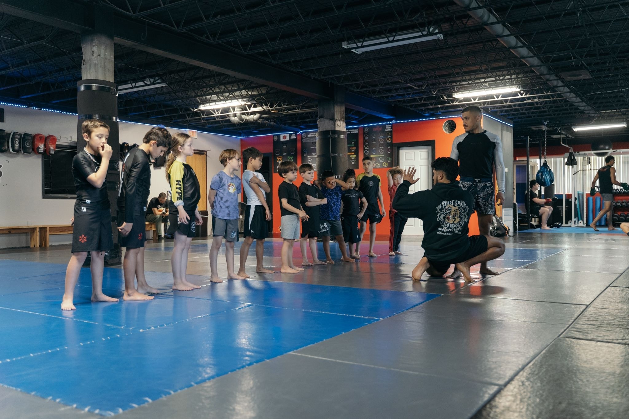Kids BJJ training photo 3