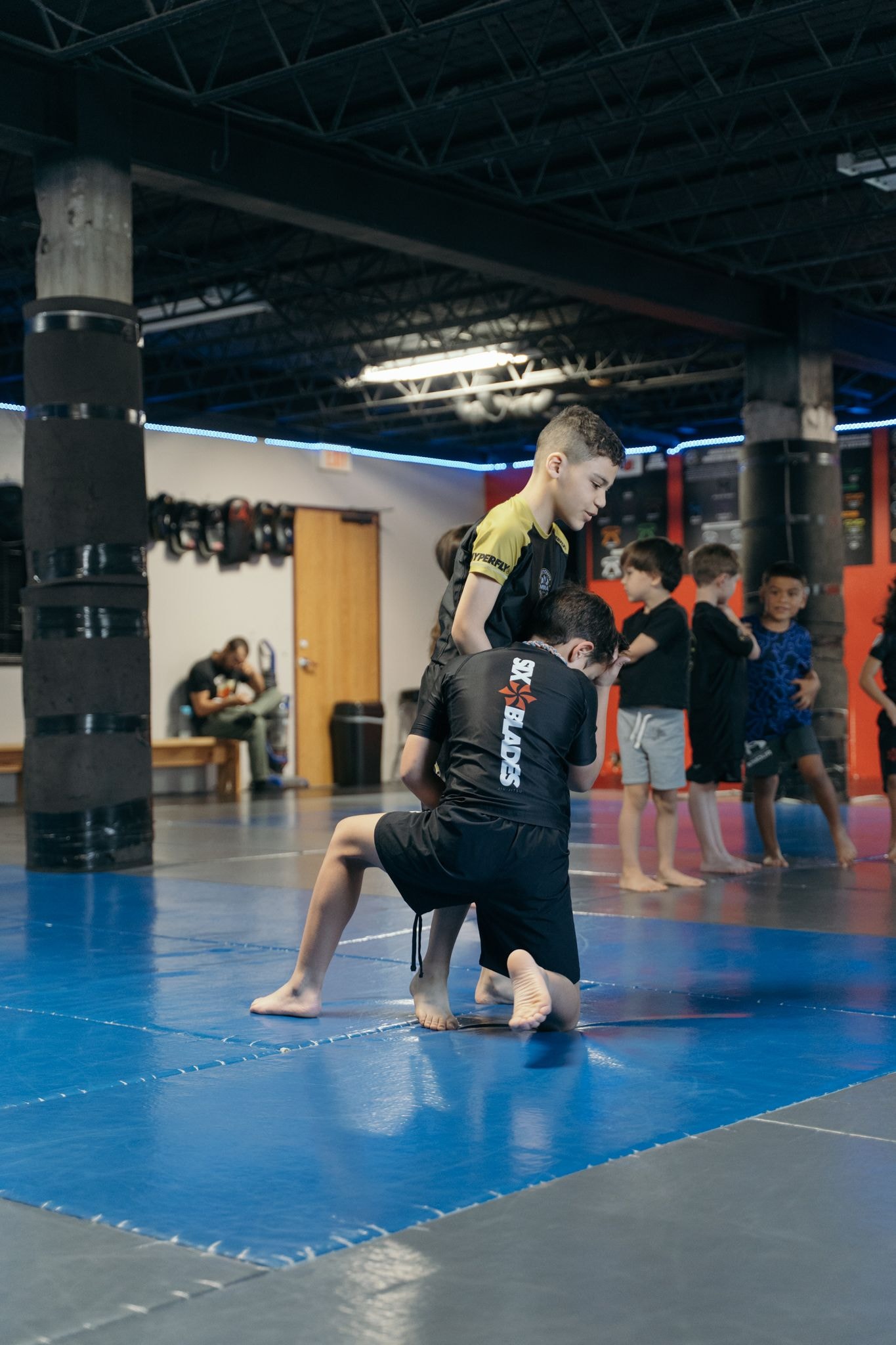 Kids BJJ training photo 5
